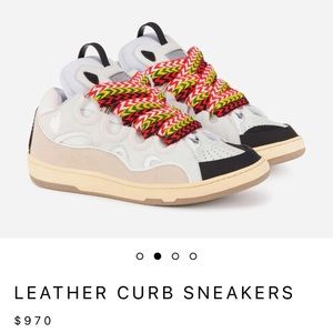 Lavin Leather Curb Sneaker (used)